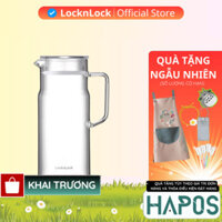Bình nước 1.2L Metro Glass LocknLock Chính hãng, làm bằng thủy tinh chịu nhiệt LLG6100 - HAPOS LOCKNLOCK OFC