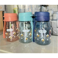 Bình nước 350ml Kita Fami Inochi thể thao, trẻ em, xe đạp, gym, học sinh, không BPA an toàn tối đa