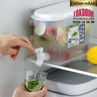 Bình Nước 3.5L Có Vòi Để Tủ Lạnh Cao Cấp,Đựng Nước Trái Cây Tiện Lợi Đa Năng Ngăn Nắp