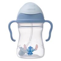 Bình nước 360 độ cho bé tập uống nước Bbox 240ml (Xanh dương, stitch)