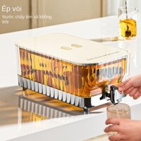 Bình Nước 5L Có Spigot Bình Nước Tủ Lạnh Có Hộp Đựng Tủ Lạnh Đồ Uống Hộp Đựng Cho Tủ Lạnh Máy Đựng Nước Có Vòi