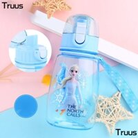 Bình Nước Bằng Nhựa Chống Rò Rỉ In Hình Elsa Disney P3TF