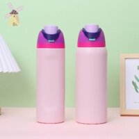 Bình nước bằng thép không gỉ cách nhiệt 24oz có ống hút Bình giữ nhiệt chân không Bình nước ô tô dành cho du lịch thể thao [HSU]