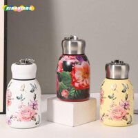 Bình nước bằng thép không gỉ XINGSTARS, Bình nước giữ nhiệt cách nhiệt mỏng màu tròn, Bình nước nóng lạnh cầm tay chống rò rỉ Đi bộ đường dài ngoài trời