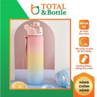 Bình nước, Bình đựng nước thể thao có nắp chống tràn tiện dụng, chất liệu tritan chịu nhiệt tốt - Total Bottle