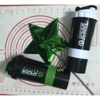 Bình Nước - Bình Lắc Tập Gym Shaker Spider 3 ngăn