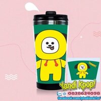 Bình Nước BT21 Chimmy - Jimin BTS, Chai Nước Giữ Nhiệt Giá Rẻ