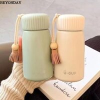 Bình nước cách nhiệt BEYONDAY, Cốc giữ nhiệt Mini chống rò rỉ, Cốc cà phê du lịch bằng thép không gỉ cầm tay 250 / 400ml