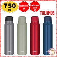 Bình nước cách nhiệt chân không THERMOS / 750ml / FJK-750 / Đồ uống có ga OK / Đồ uống thể thao OK / Chỉ dành cho đồ uống lạnh [GIAO HÀNG TRỰC TIẾP TỪ NHẬT BẢN]