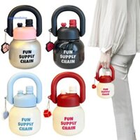 Bình nước cách nhiệt có ống hút & tay cầm bằng thép không gỉ dùng cho đồ uống nóng lạnh [modernliving.vn]