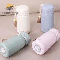 Bình nước cách nhiệt FASHYUNER, Bình giữ nhiệt Mini bỏ túi chống rò rỉ, Cốc cà phê du lịch di động bằng thép không gỉ 250 / 400ml dễ thương