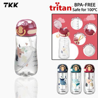 Bình Nước Cho Bé 350ml Có Ống Hút Bình Hút Nước Cho Bé Tập Uống Nước Dễ Thương Bình Nước Nhựa Tritan