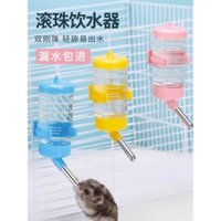 Bình nước cho hamster, bình uống cho thỏ, chuột lang, hamster vàng, đồ dùng cho thú cưng nhỏ, bình chống rò rỉ, máng ăn bóng