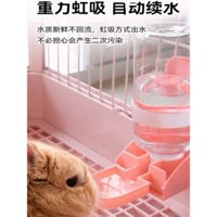 Bình nước cho thú cưng Hamster, Thỏ, Chuột lang, Nhím, Lồng treo, Bình nước tự động cho mèo