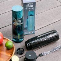 Bình nước có lọc trà Kaiyo Tritan Nhật Bản 680ml - Đa dụng, dùng để pha trà, đựng nước sôi, nước lạnh
