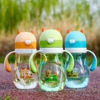 Bình Nước Có Ống Hút Chống Sốc Dành Cho Trẻ Mẫu Giáo