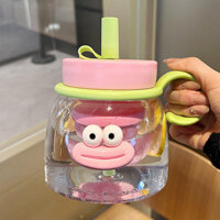 Bình Nước Dễ Thương Dung Tích Lớn Bình Nước Trong Suốt Bình Nước 1000ml Siêu Hot 2024