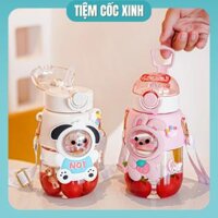 Bình Nước Đeo Dây Cho Trẻ Em Học Sinh