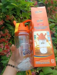 Bình nước đi học hươu Grow cho bé Tmark nhựa an toàn, dễ dùng (Kiện 100 cái)