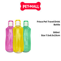 Bình nước du lịch Frisco Pet Travel Drink Bottle 500ml - Size 7.5x6.5x23cm Petmall