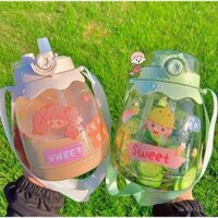 Bình nước dung tích lớn 1110ml tiện lợi [Nhà Của Méo Store]