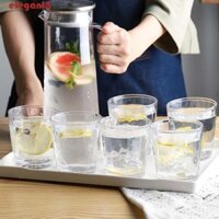 Bình Nước ELEGANT, Có Tay Cầm 1.0L / 1.2L / 1.6L Bình Đựng Nước Trong Suốt Acrylic, Ấm Trà Dung Tích Lớn Bình Đựng Nước Trái Cây Trong Suốt Chống Rơi Tủ Lạnh