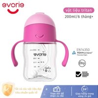 Bình nước Evorie chống sặc cho bé tập uống nước chất liệu tritan độ bền cao chịu nhiệt tốt,200ml