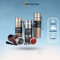 Bình Nước Giữ Nhiệt 1000ml Ruột Inox 304 Cao Cấp, Bình Giữ Nhiệt Nóng Lạnh Có Lưới Lọc Trà Và Dây Treo ( Giá Rẻ )
