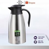 Bình Nước Giữ Nhiệt 2 Lít Inox 304 Europan, Bình Ủ Trà, Ấm Ủ, Phích Giữ Nhiệt, Ấm Giữ Nhiệt Cỡ Lớn