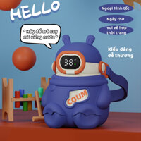 Bình Nước Giữ Nhiệt 600ml Bằng Thép Không Gỉ 316 Hình Gấu Dễ Thương B48 - ZUZU