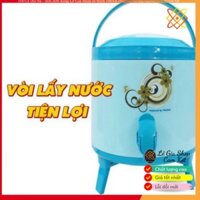 Bình nước giữ nhiệt có vòi nhựa cao cấp Việt Nhật (MS: 3946) dung tích 10 lít/8L/6L, Bình ủ nhiệt trà đá cỡ lớn.