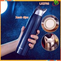 BÌNH NƯỚC GIỮ NHIỆT CUTE - KHẮC LOGO CÔNG TY -BAN BÈ- QUÀ TẶNG LK2702 DUNG TÍCH 500ML