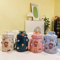 Bình Nước Giữ Nhiệt Cute  Có Tay Cầm