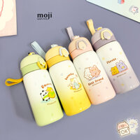 Bình nước giữ nhiệt Cute animal couple 400ml