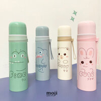 Bình nước giữ nhiệt Cute animal face emotion 500ml