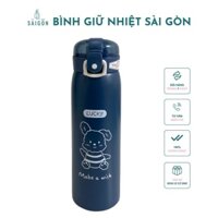 Bình Nước Giữ Nhiệt Dễ Thương, Bình Giữ Nhiệt Họa Tiết Nhiều Màu Sắc