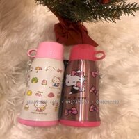 Bình nước giữ nhiệt hình Hello Kitty 2 màu cho trẻ em, bé gái, học sinh - (600ml) - KT3656TR - KT3656HD