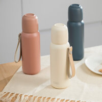 Bình nước giữ nhiệt inochi inox cute sang chảnh cao cấp mini hàng nhật 500ml Fuji Travel kèm nắp cốc