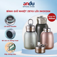 Bình Nước Giữ Nhiệt Mini ZEYU 300ml, Bình Đựng Nước Inox Thiết Kế Dễ Thương Tiện Dụng Mang Theo Du Lịch