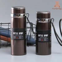Bình nước giữ nhiệt RERBRTY, Bình chân không hai lớp dung tích lớn, Bình giữ nhiệt thể thao Đáy chống trượt có dây treo 800 / 1000ML 'Cốc cách nhiệt Đồ uống lạnh / nóng