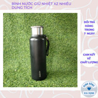 Bình nước giữ nhiệt XZ dung tích 1000ml vỏ nhám có đầu lọc pha trà giữ nóng, lạnh có 4 màu0