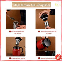 Bình nước hẩm Pha Trà giữ ấm Có Lõi Lưới Lọc Trà Inox tiện ích sức chịu nóng Tốt Quai Cầm An Toàn , hàng đẹp giá rẻ