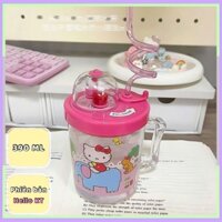 Bình nước Hello Kitty chuyển động dễ thương