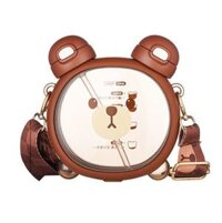 Bình nước hình gấu 2 ống hút