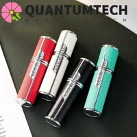 Bình nước hoa chứa dưới cùng QUANTUMTECH, Bình xịt nước hoa tự bơm 5ML bằng da, Máy phun sương mịn di động Cologne Kem dưỡng ẩm nước hoa Atomizer du lịch