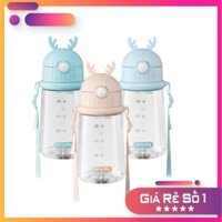 Bình nước INOCHI cho bé Goki Rudy 450ml nhựa Tritan an toàn có dây đeo