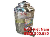 Bình Nước Inox 1 Lớp Inox 304 Có Vòi Gạt 50L Không Cách Nhiệt BN-50