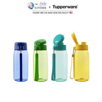 Bình nước Lohas Flask 550ml Tupperware chịu nhiệt 110 độ, Bình làm detox, nước ép hoa quả, an toàn sức khỏe