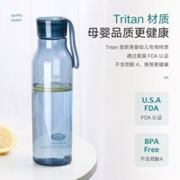 Bình nước nhựa Lock & Lock cho phụ nữ và nam giới, di động, thời trang, đơn giản, cốc cặp đôi mùa hè, bình nước thể thao sinh viên, cốc trà