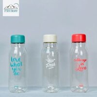 Bình nước nhựa Lock&amp;Lock Milky dung tích 500ml BPA Free HAP654 - Nắp màu hồng